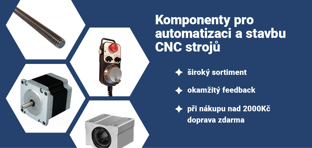 Banner - Komponenty pro automatizaci a stavbu CNC strojů